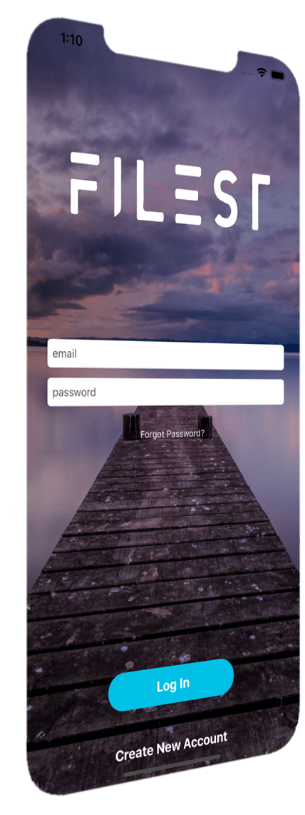 filest login page rotated
